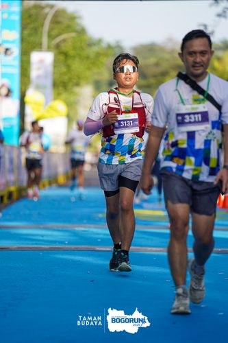 Race photo from Taman Budaya x BOGORUN 2025
