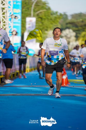 Race photo from Taman Budaya x BOGORUN 2025