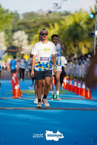 Race photo from Taman Budaya x BOGORUN 2025