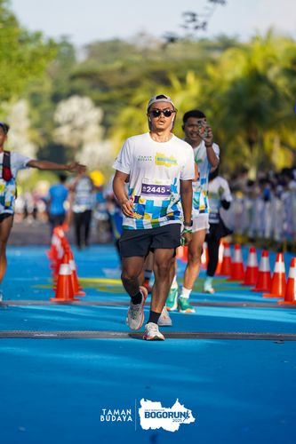 Race photo from Taman Budaya x BOGORUN 2025