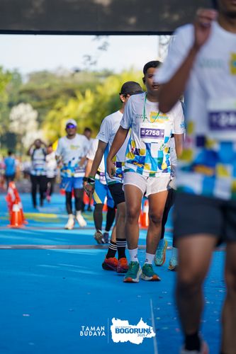 Race photo from Taman Budaya x BOGORUN 2025