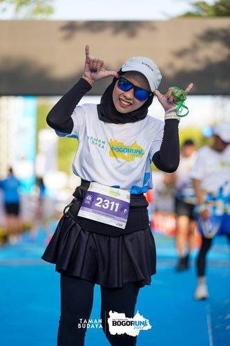 Race photo from Taman Budaya x BOGORUN 2025