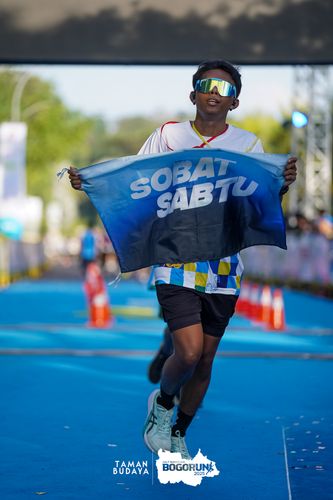 Race photo from Taman Budaya x BOGORUN 2025