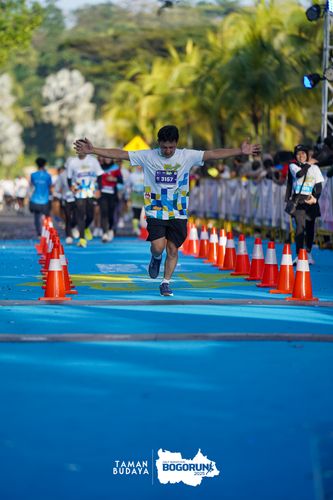 Race photo from Taman Budaya x BOGORUN 2025