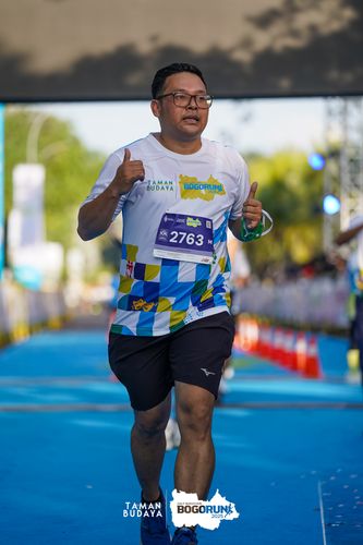 Race photo from Taman Budaya x BOGORUN 2025