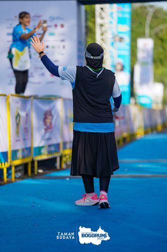 Race photo from Taman Budaya x BOGORUN 2025