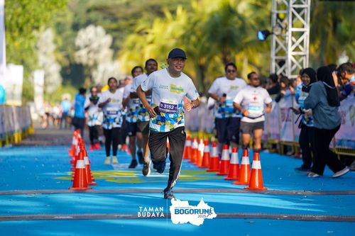 Race photo from Taman Budaya x BOGORUN 2025
