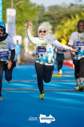 Race photo from Taman Budaya x BOGORUN 2025