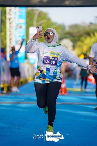 Race photo from Taman Budaya x BOGORUN 2025