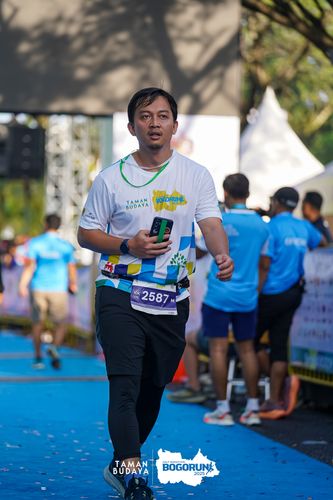 Race photo from Taman Budaya x BOGORUN 2025