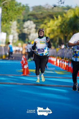 Race photo from Taman Budaya x BOGORUN 2025