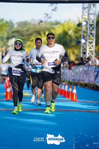 Race photo from Taman Budaya x BOGORUN 2025