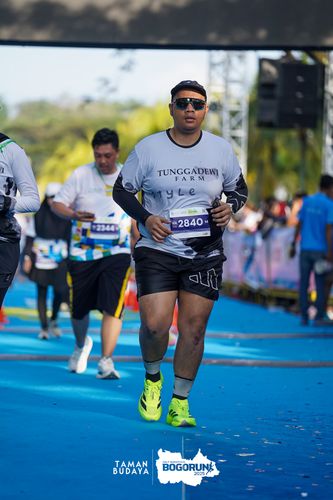 Race photo from Taman Budaya x BOGORUN 2025
