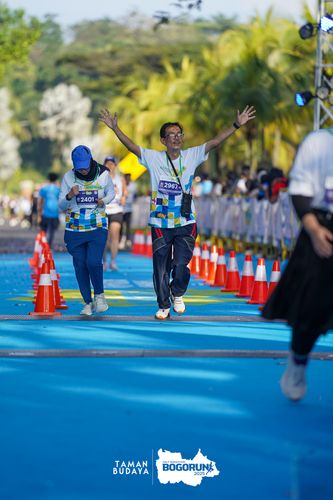 Race photo from Taman Budaya x BOGORUN 2025