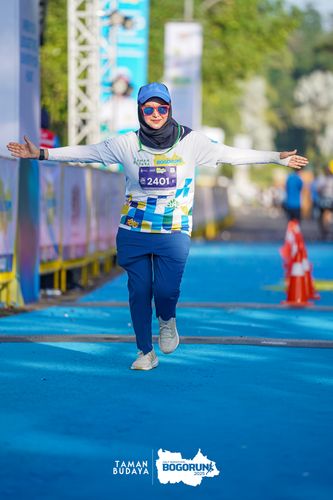 Race photo from Taman Budaya x BOGORUN 2025