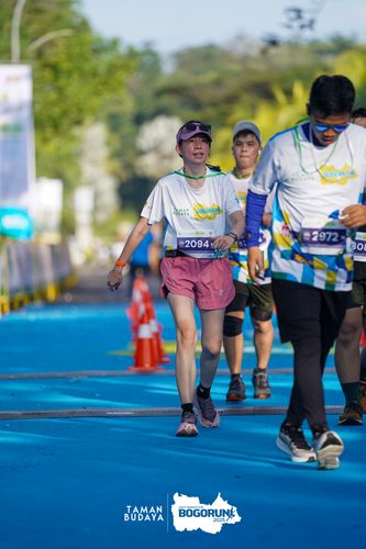 Race photo from Taman Budaya x BOGORUN 2025