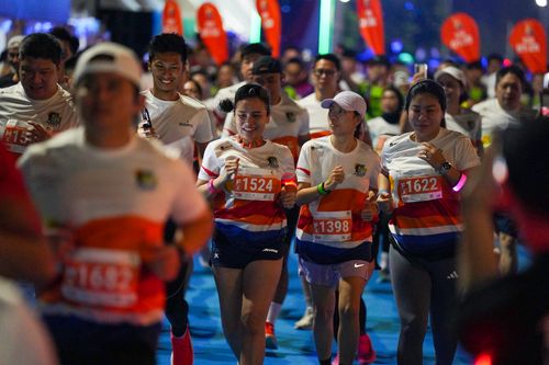 Race photo from PIK NITE RUN 2025