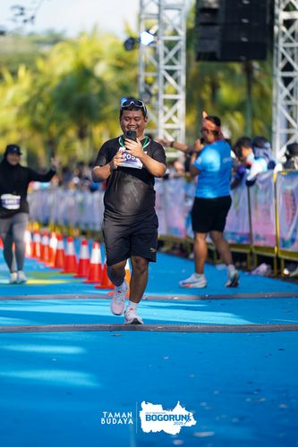 Race photo from Taman Budaya x BOGORUN 2025