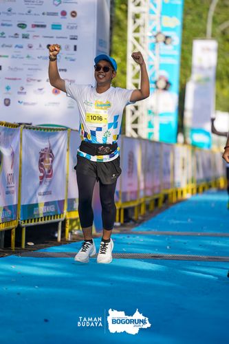 Race photo from Taman Budaya x BOGORUN 2025