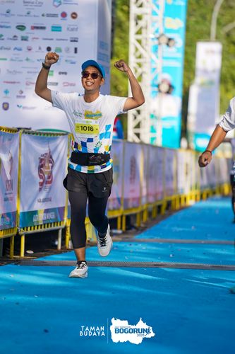Race photo from Taman Budaya x BOGORUN 2025