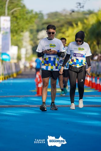 Race photo from Taman Budaya x BOGORUN 2025