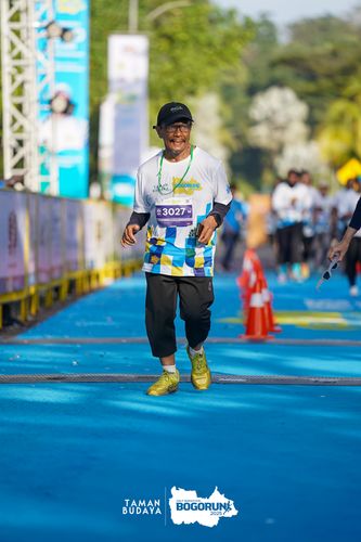 Race photo from Taman Budaya x BOGORUN 2025