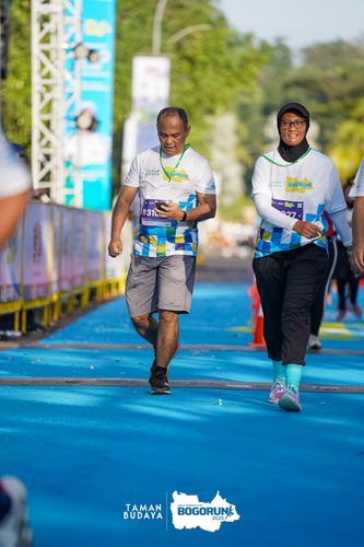 Race photo from Taman Budaya x BOGORUN 2025
