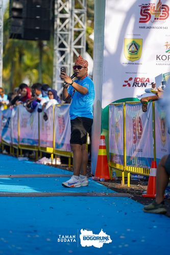 Race photo from Taman Budaya x BOGORUN 2025