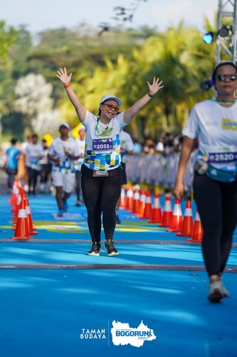 Race photo from Taman Budaya x BOGORUN 2025
