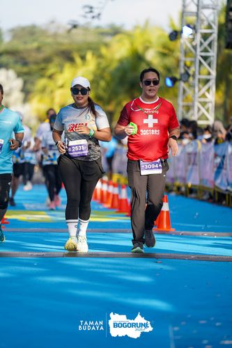 Race photo from Taman Budaya x BOGORUN 2025