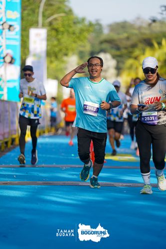 Race photo from Taman Budaya x BOGORUN 2025