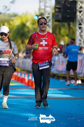 Race photo from Taman Budaya x BOGORUN 2025