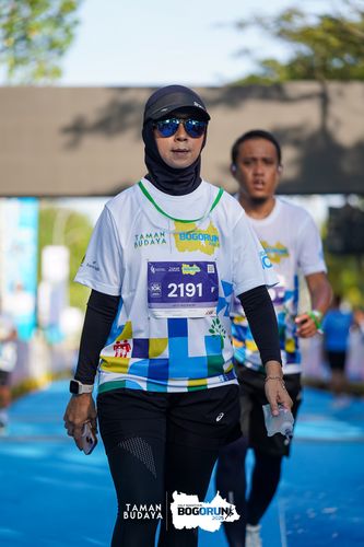 Race photo from Taman Budaya x BOGORUN 2025
