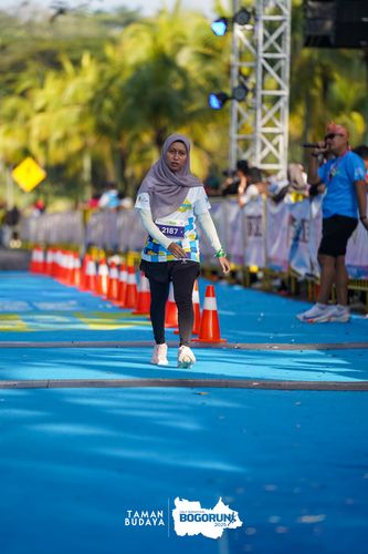 Race photo from Taman Budaya x BOGORUN 2025