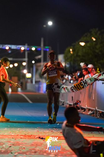 Race photo from PIK NITE RUN 2025