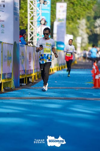 Race photo from Taman Budaya x BOGORUN 2025