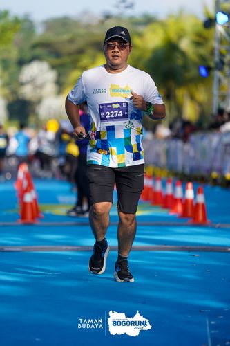 Race photo from Taman Budaya x BOGORUN 2025