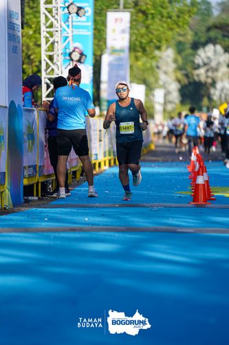 Race photo from Taman Budaya x BOGORUN 2025