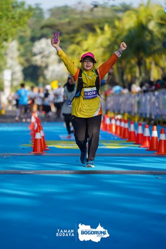 Race photo from Taman Budaya x BOGORUN 2025