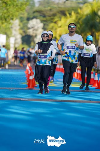 Race photo from Taman Budaya x BOGORUN 2025