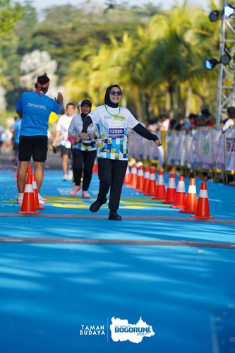Race photo from Taman Budaya x BOGORUN 2025