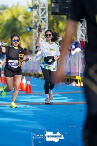 Race photo from Taman Budaya x BOGORUN 2025