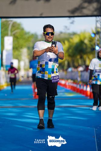 Race photo from Taman Budaya x BOGORUN 2025