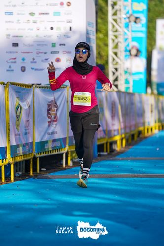 Race photo from Taman Budaya x BOGORUN 2025