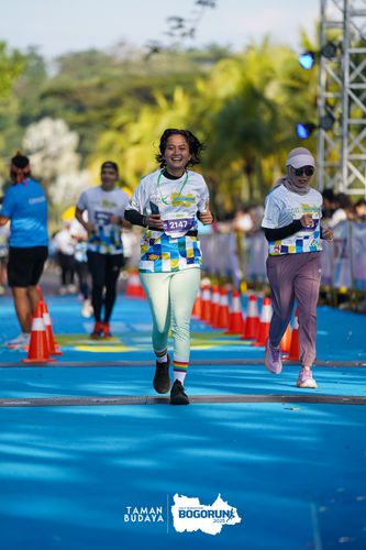 Race photo from Taman Budaya x BOGORUN 2025