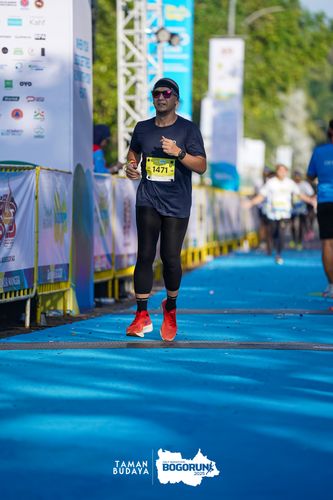 Race photo from Taman Budaya x BOGORUN 2025