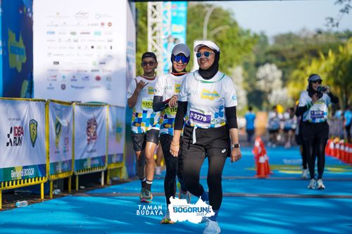 Race photo from Taman Budaya x BOGORUN 2025