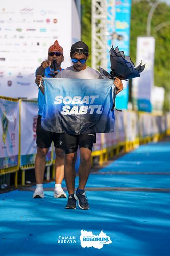 Race photo from Taman Budaya x BOGORUN 2025