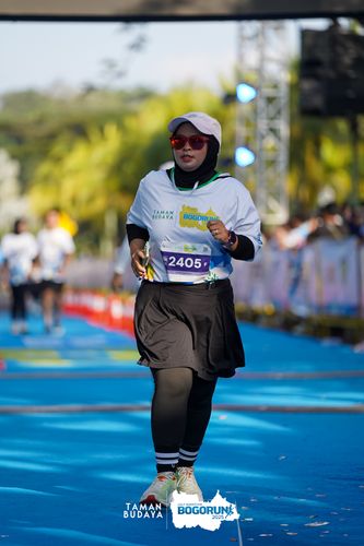 Race photo from Taman Budaya x BOGORUN 2025