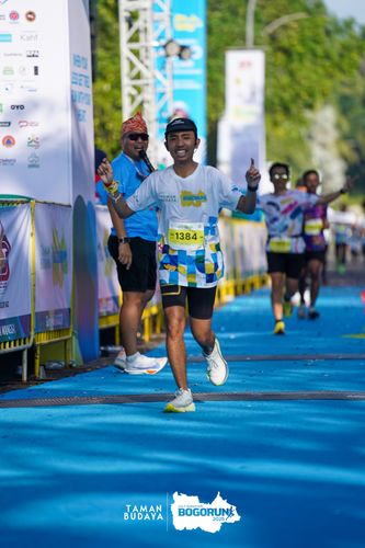 Race photo from Taman Budaya x BOGORUN 2025